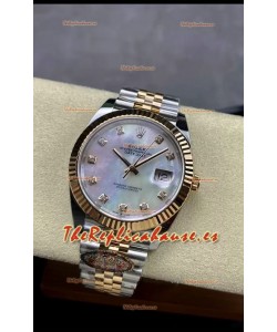 Rolex Datejust 126331 41MM Suizo ETA 3235 Reloj Réplica Espejo 1:1 en Oro Rosado Acero 904L