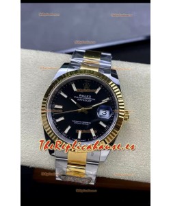 Rolex Datejust 126331 41MM Suizo ETA 3235 Reloj Réplica Espejo 1:1 en Oro Amarillo Acero 904L