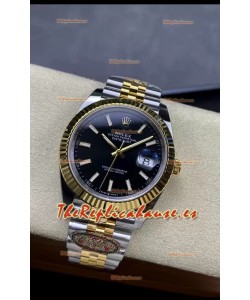 Rolex Datejust 126331 41MM Suizo ETA 3235 Reloj Réplica Espejo 1:1 en Oro Amarillo Acero 904L