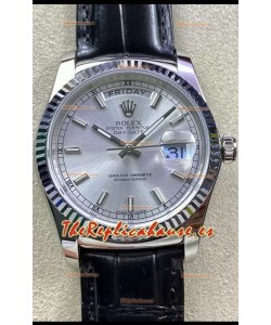 Rolex Day Date Reloj Acero 904L Dial Acero 36MM - Calidad Espejo 1:1