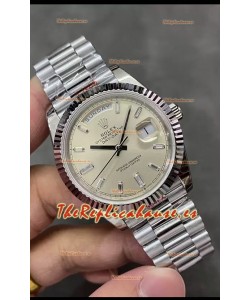 Rolex Day Date Presidential Acero 904L 40MM - Dial Matte Reloj Réplica Espejo 1:1