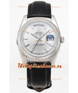 Rolex Day Date Reloj Caja Acero 904L con Dial en Acero 36MM - Calidad Espejo 1:1