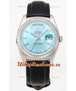 Rolex Day Date Reloj Caja Acero 904L Dial en Azul Ice 36MM - Calidad Espejo 1:1