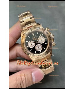 Rolex Daytona REF.126505 Cal 4131 Reloj Réplica Suizo 1:1 - Acero 904L Oro Rosado