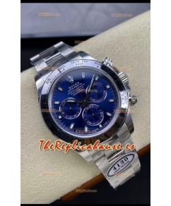 Rolex Cosmograph Daytona M116509 Movimiento Original Cal.4130 - Reloj Acero 904L en Dial Azul
