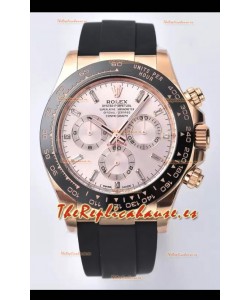 Rolex Cosmograph Daytona M116515ln-0061 Dial Oro Rosado Sundust Movimiento Original Cal.4130 - Reloj Acero 904L