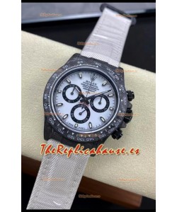 Rolex Daytona DiW Edition "Todo Negro/Blanco" Reloj Caja Carbono Forjado Réplica Espejo 1:1