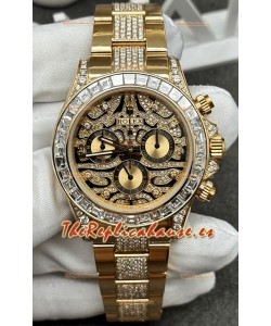 Rolex Cosmograph Daytona Edición "Eye of the Tiger" Reloj Réplica Espejo 1:1 En 904L Oro Amarillo