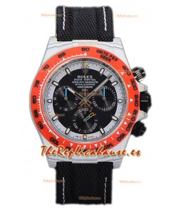 Rolex Cosmograph Daytona Edición DiW OCELLARIS Reloj Fibra de Carbono Blanco - Movimiento Cal.4130