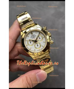 Rolex Cosmograph Daytona M126518 Oro Amarillo Dial y Caja Blancas Movimiento Original Cal.4131