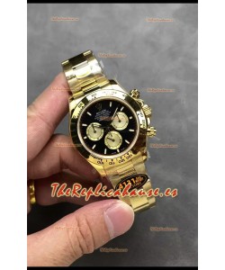 Rolex Cosmograph Daytona M126508 Oro Amarillo Caja y Dial Negros Movimiento Original Cal.4131
