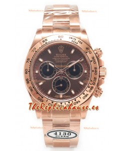 Rolex Cosmograph Daytona M116505 Oro Rosado Caja y Dial Marrón Moviemiento Original Cal.4130