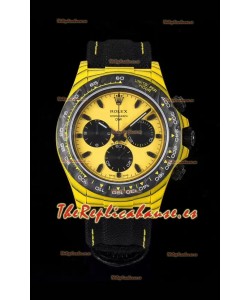 Rolex Cosmograph Daytona Edición DiW BUMBLEBEE Reloj Fibra de Carbono - Movimiento Cal.4130