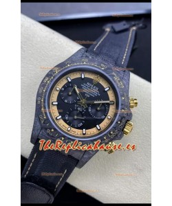 Rolex Cosmograph Daytona Edición DiW CREAM INVERT GOLD Reloj Réplica Fibra de Carbono