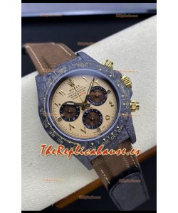 Rolex Daytona DiW Desert Eagle Arabic Edition Watch - Forged Cabon Casing 1:1 Mirror Replica