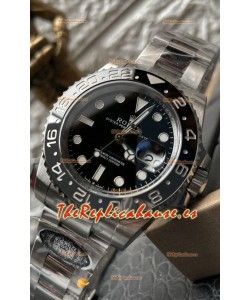 Rolex GMT Masters II 126710GRNR "Bruce Wayne" Acero 904L Correa Oyster Reloj Réplica Suiza