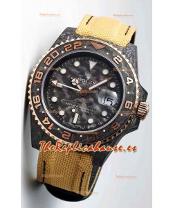 Rolex GMT Masters II DiW Reloj Réplica Suizo a Espejo 1:1 Oro Rosado