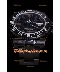 Rolex GMT Suizo "Titan Revenge" Todo Negro Reloj Réplica Suizo Movimiento ETA 3186 