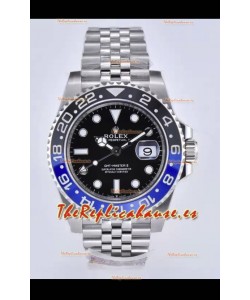 Rolex GMT Masters II 126710BLNR Batman Movimiento Cal.3285 Réplica Suiza - Último Reloj Acero 904L