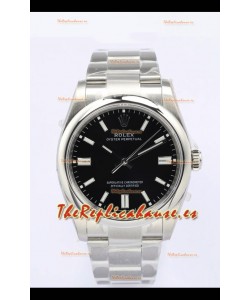 Rolex Oyster Perpetual REF#126000 36MM Movimiento Suizo Réplica Suiza Dial Negro Acero 904L Reloj Réplica a Espejo 1:1