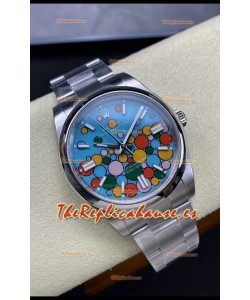 Rolex Oyster Perpetual REF# 124300 Celebration Dial en 41MM Reloj Movimiento Automático ETA 3230