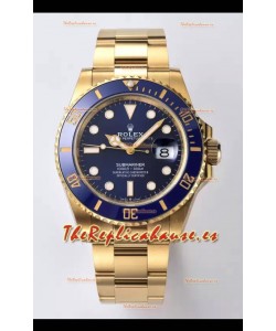 Rolex Submariner 41MM Date Cerámica Oro m126618lb - Réplica Espejo 1:1 - Reloj Ultimate Acero 904L