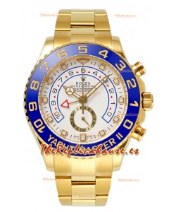 Rolex Yachtmaster II Acero Inoxidable Ref.116688 Oro Amarillo Reloj Réplica Suiza