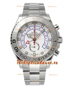 Rolex Yachtmaster II Acero Inoxidable Ref.116689 Oro Blanco Bisel chapado en Oro