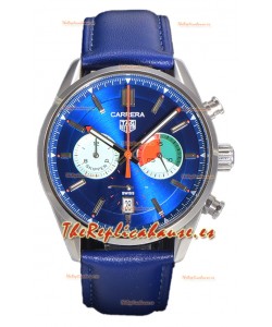 Tag Heuer Carrera Carrera Skipper 39 Cronógrafo Reloj Réplica Cuarzo Suizo