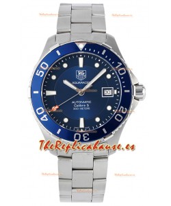 Tag Heuer Aquaracer Calibre 5 Reloj Réplica Espejo 1:1 Dial Azul Acero 904L 41MM