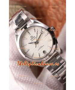 Omega Seamaster Aquaterra 150M 34MM Reloj Réplica Suizo Dial Blanco
