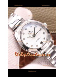 Omega Seamaster Aquaterra 150M 34MM Reloj Réplica Suizo Dial Blanco