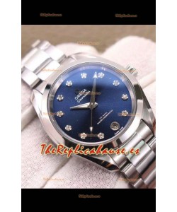 Omega Seamaster Aquaterra 150M 34MM Reloj Réplica Suizo Dial Azul