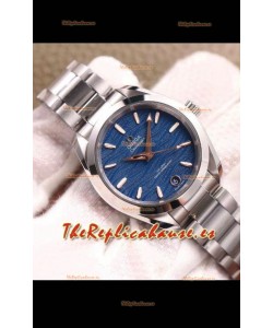 Omega Seamaster Aquaterra 150M 34MM Reloj Réplica Suizo Dial Azul