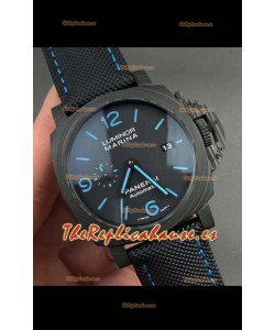 Panerai Luminor Edición Marina Carbotech PAM1661 Reloj Réplica a Espejo 1:1 Caja en Carbono
