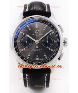 Breitling Chronomat B01 Edición Cronógrafo Suizo 42 Reloj Calidad Espejo 1:1 Dial Gris