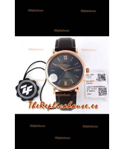 IWC Portofino Reloj Réplica Automático Calidad a Espejo 1:1 Caja Oro Rosado