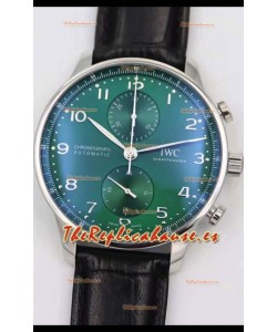 IWC Portuguese Reloj Réplica Suizo Cronógrafo a Espejo 1:1 Caja en Acero