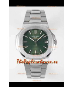 Patek Philippe Nautilus 5711/1A-014 Reloj Réplica Suizo a espejo 1:1 Dial Verde 904L Steel 