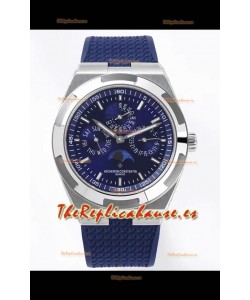 Vacheron Constantin Overseas Perpetual Calendar Ultra-Fino Reloj Réplica Caja en Acero Dial Azul