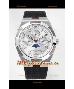 Vacheron Constantin Overseas Perpetual Calendar Ultra-Fino Reloj Réplica Caja en Acero Dial Acero