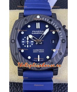 Panerai Luminor Submersible PAM01232 Caja Carbono Reloj Suizo Réplica a Espejo 1:1