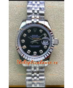 Rolex Datejust 279174 28MM Réplica Suiza Acero 904L Dial Negro - Réplica a Espejo 1:1