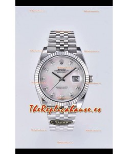 Rolex Datejust 126334 41MM ETA 3235 Reloj Réplica Suizo a Espejo 1:1 en Acero 904L Dial Perla
