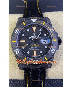 Rolex Submariner DiW Edición Fibra de Carbono Reloj Réplica Suiza - Réplia a Espejo 1:1