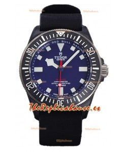 Tudor Pelagos FXD Caja Titanio Réplica Espejo 1:1 Dial Azul En Correa Negra Nato