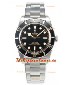 Tudor Black Bay 58 Reloj Réplica Suiza Dial Negro Acero 904L 37MM Caja 1:1 