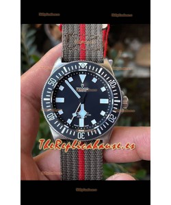 Tudor Pelagos FXD Acero Inoxidable 904L Reloj Réplica Espejo 1:1 en Correa de Nato
