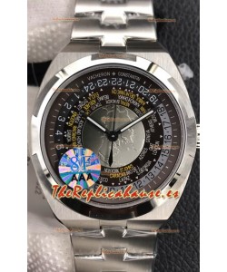Vacheron Constantin Overseas Edición Tiempo Mundial Dial Azul Reloj Réplica Suizo
