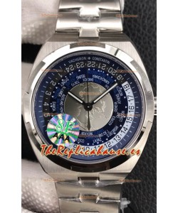 Vacheron Constantin Overseas World Time Edition Dial Azul Swiss Replica Watch 